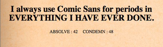Funniest Creative Confession